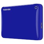 Внешний жесткий диск (HDD) Toshiba 500Gb Canvio Connect II HDTC805EL3AA USB 3.0 Blue — фото 1 / 3