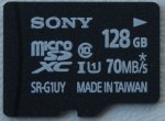 Карта памяти Sony microSDXC 128Gb — фото 1 / 5