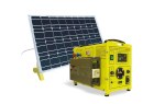Солнечный генератор GelioMaster AGM-150 + инвертор до 1400Вт, контроллер, солнечная панель 150Вт с кронштейнами — фото 1 / 1