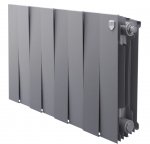Радиатор отопления Royal Thermo PianoForte 300 Silver Satin 8 секций — фото 1 / 6