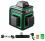 Лазерный уровень ADA Cube 3-360 Green Professional Edition [А00573]